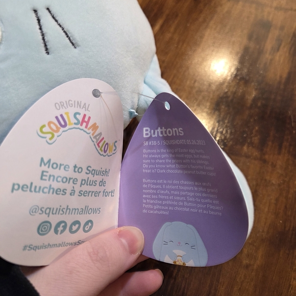 Cute Blue Bunny Plush Toy - Picture 4 of 7